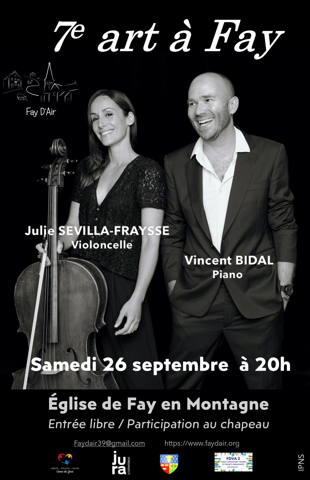 Affiche officielle julie vincent 26 septembre 2026